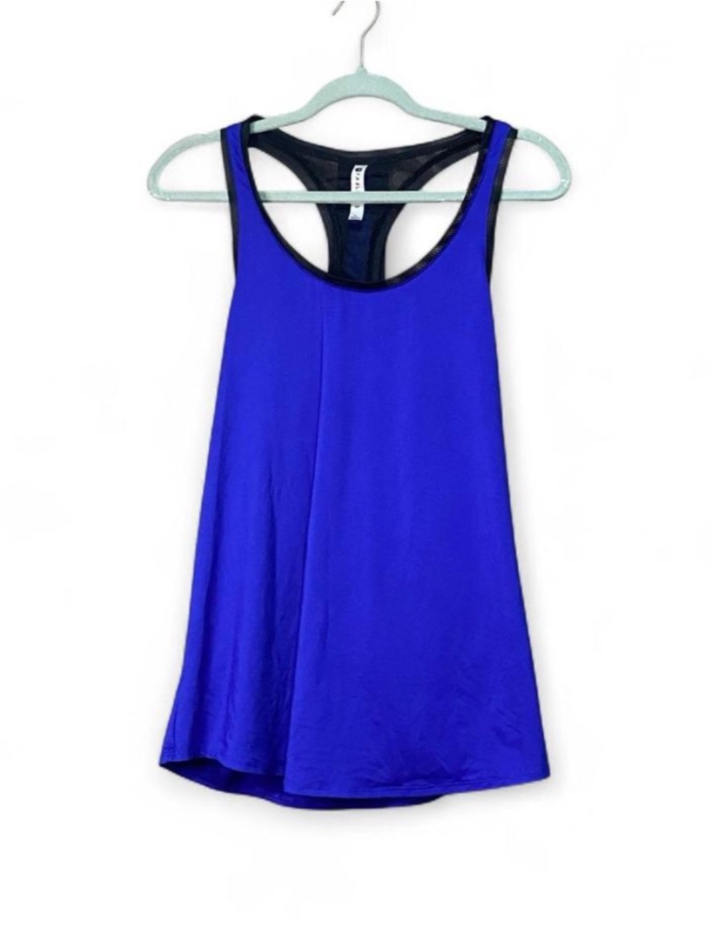 Fabletics Blue Racerback Athletic Tank Top | Size L